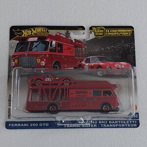 Hot Wheels Car Culture Team Transport Ferrari 250 GTO & FIAT 642 RN2 Bartoletti
